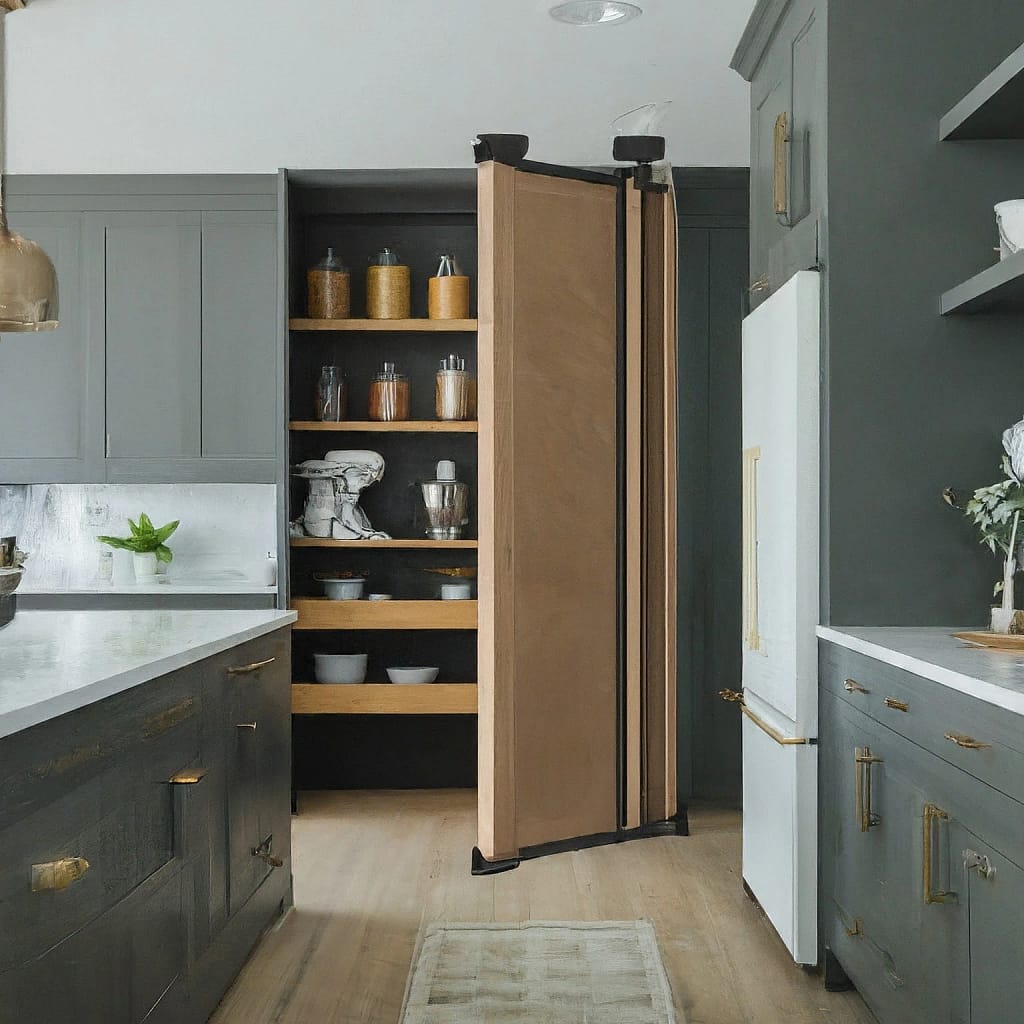 Jib Door Idea for Kitchens