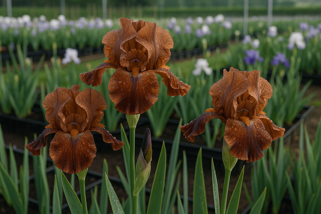 Brown Bearded Iris