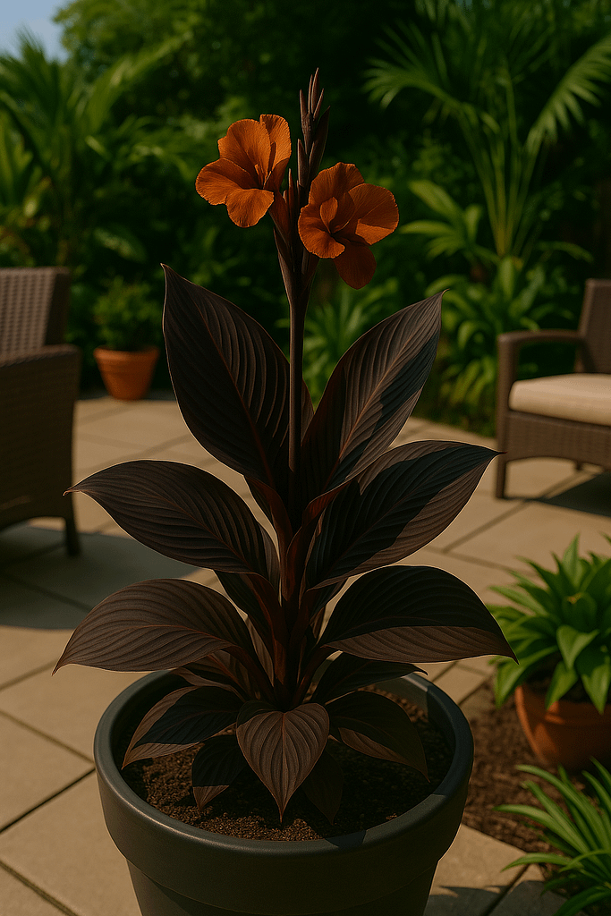 Brown Canna Lily