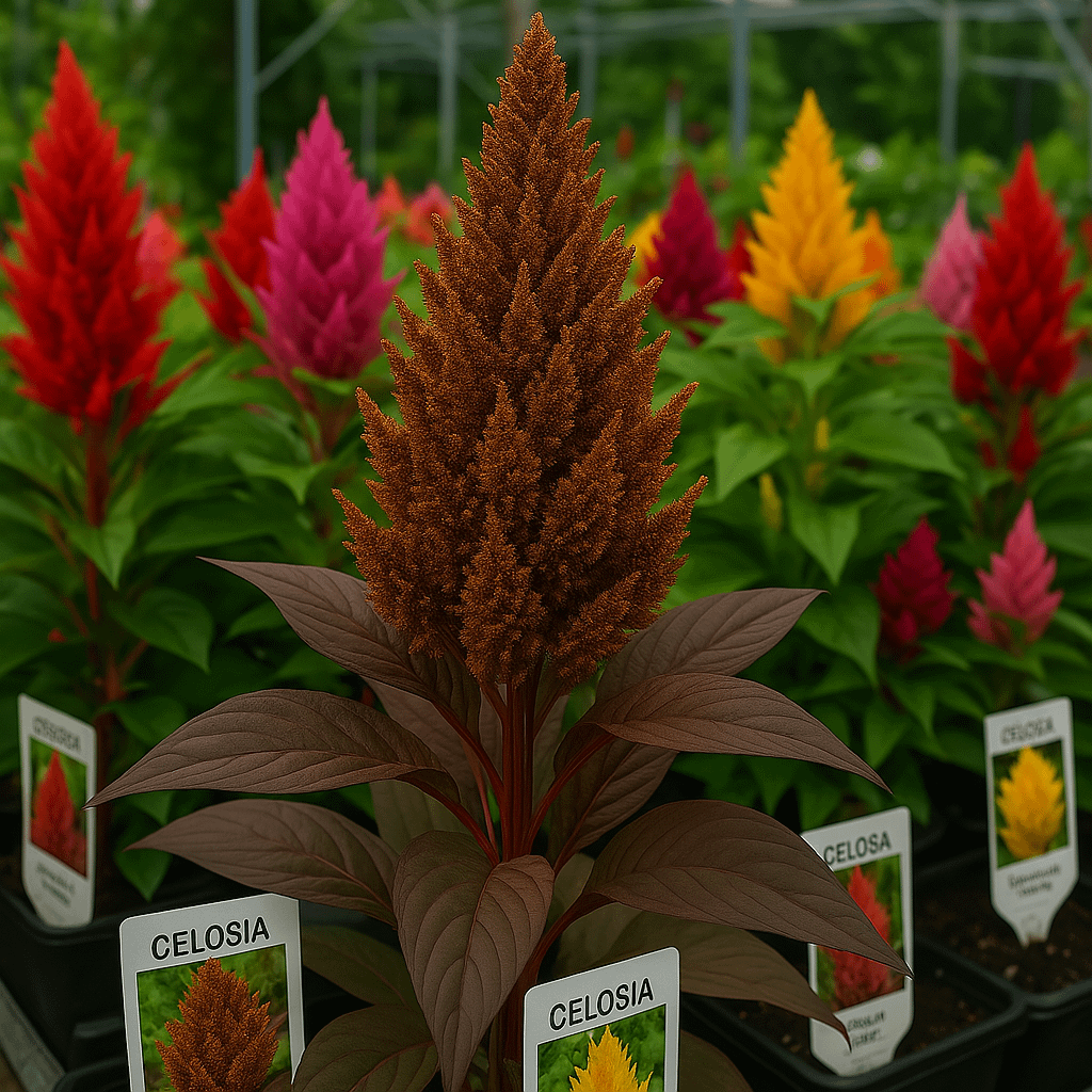Brown Celosia
