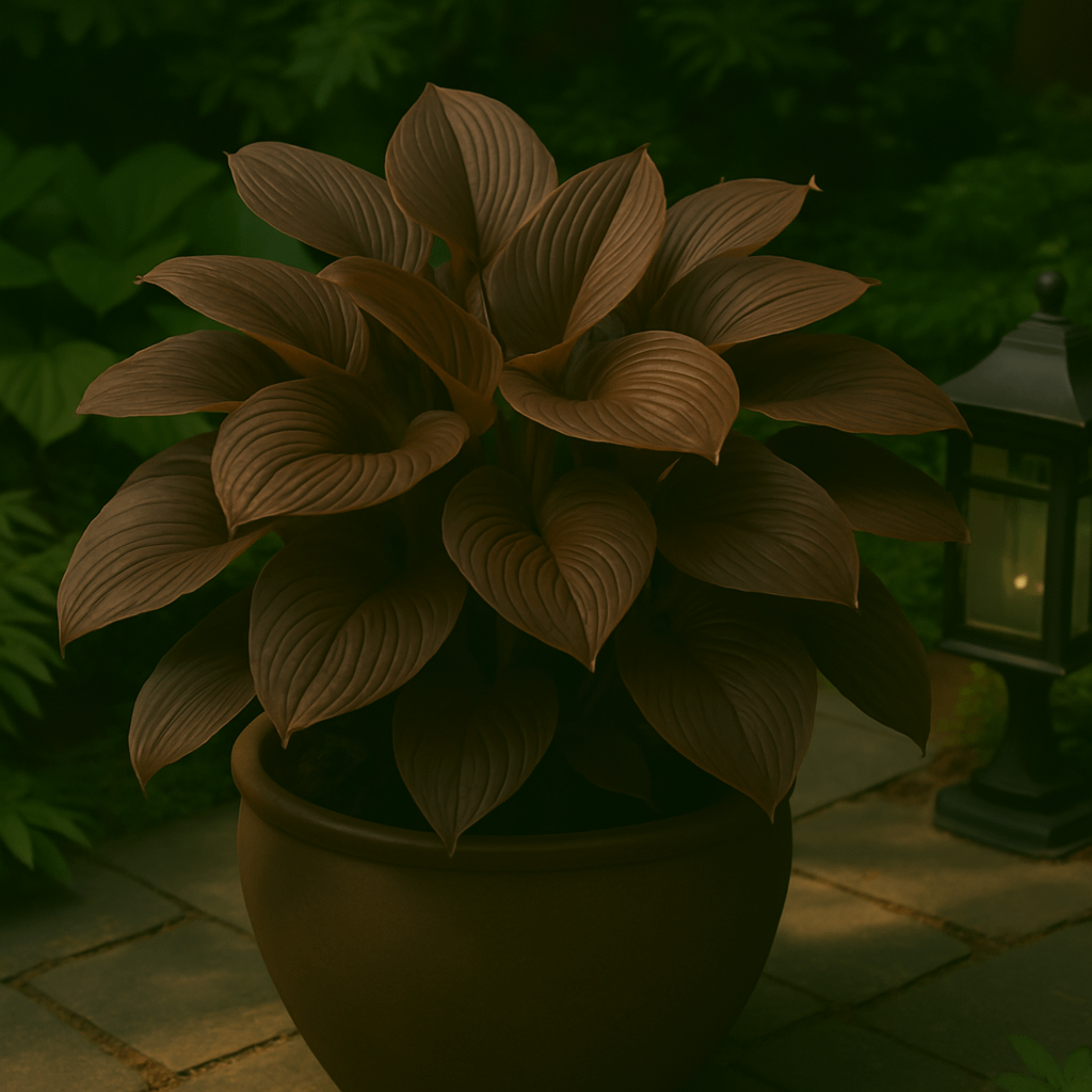 Brown Hosta