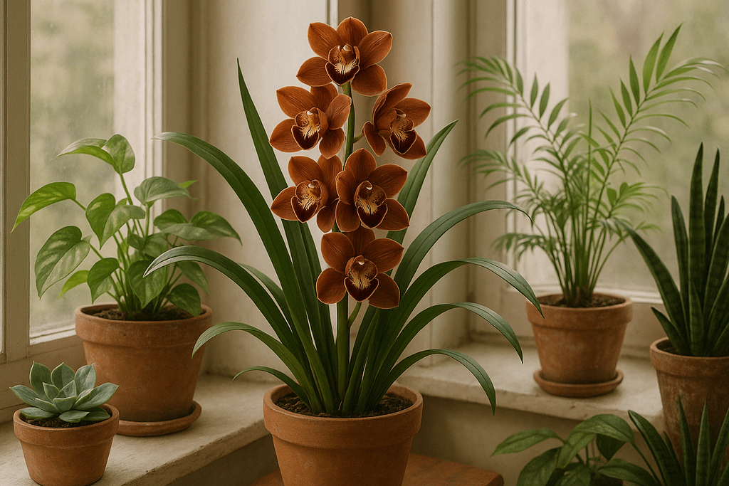 Brown Orchid