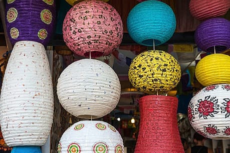 paper lanterns