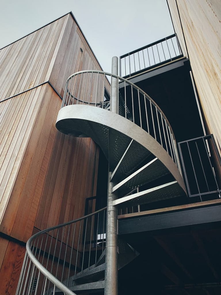 outdoor metal Spiral Staircase