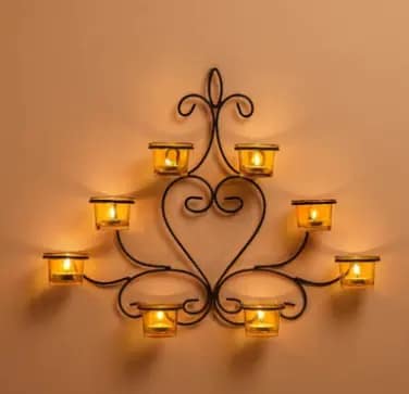 Floral Candle Holder