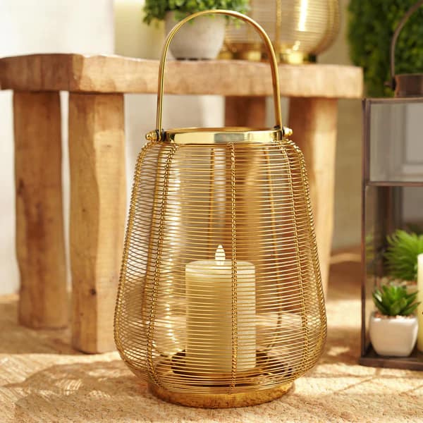 Gold Metal Lantern